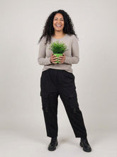 comfortabele katoenen cargo broek 261102 - Sinne Design