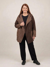 sinne design vest met capuchon en asymmetrische rits