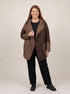 sinne design vest met capuchon en asymmetrische rits