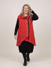 asymmetrische tuniek met rits 2128001 - Sinne Design