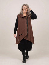 asymmetrische tuniek met rits 2128001 - Sinne Design
