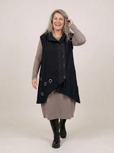 asymmetrische tuniek met rits 2128001 - Sinne Design