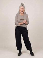 comfortabele katoenen stretchbroek 252101 - Sinne Design