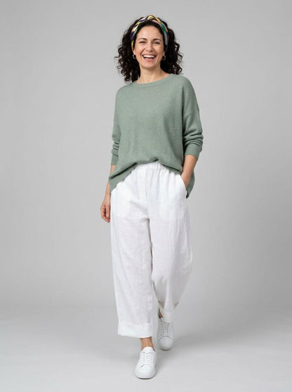 luchtige katoenen zomerse broek 230328 - wendy trendy