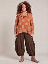 elegante stippen katoenen shirt 8334aw - Moonshine