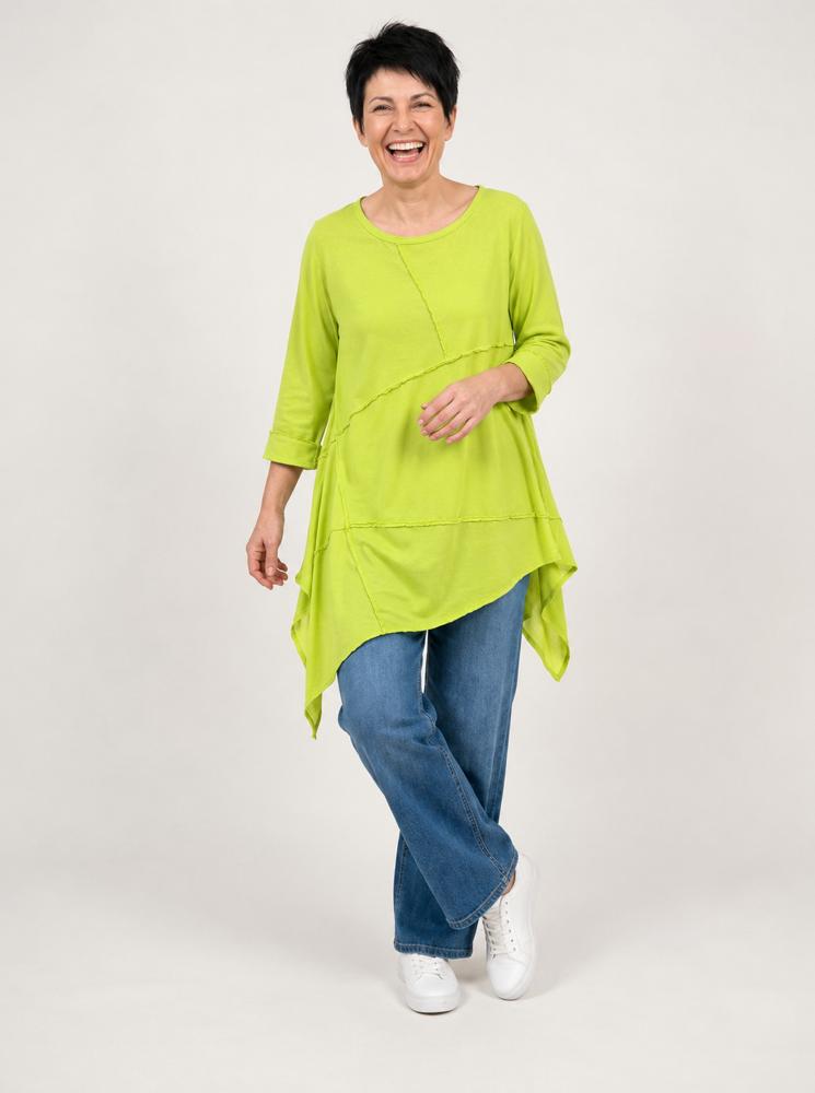 asymmetrisch katoenen shirt 126020 - wendy trendy