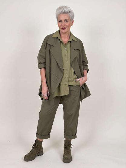 asymmetrische katoenmix blouse 260171 - wendy trendy