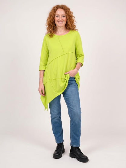 asymmetrisch katoenen shirt 126020 - wendy trendy