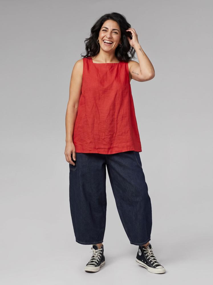 katoenen mouwloze dames top 126093 - wendy trendy