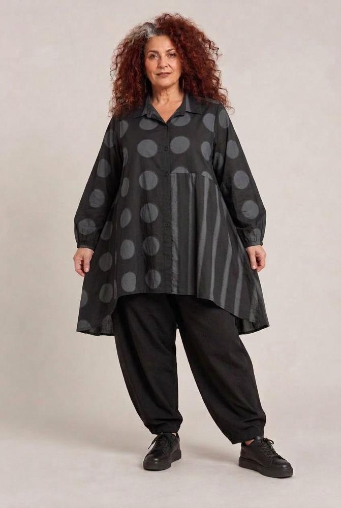unieke oversized katoenen vest 8342aw - Moonshine