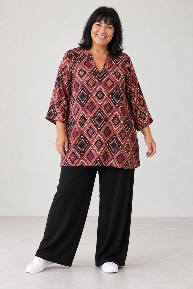 stijlvolle geometrische bloes lucy lucyaw - Ophilia