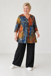 tie-dye boho tuniek shirt rina - Ophilia