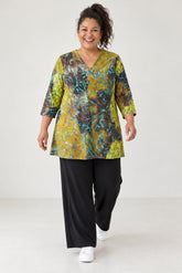 tie-dye boho tuniek shirt rina - Ophilia