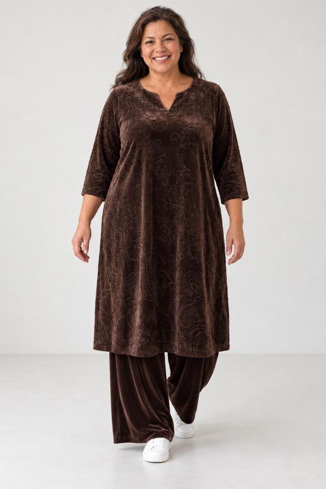 elegante chenille jurk yara yaraaw - Ophilia