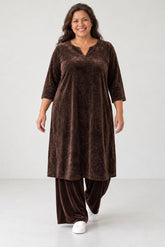 elegante chenille jurk yara yaraaw - Ophilia