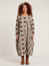 stijlvolle katoenen jurk met print 8333aw - Moonshine