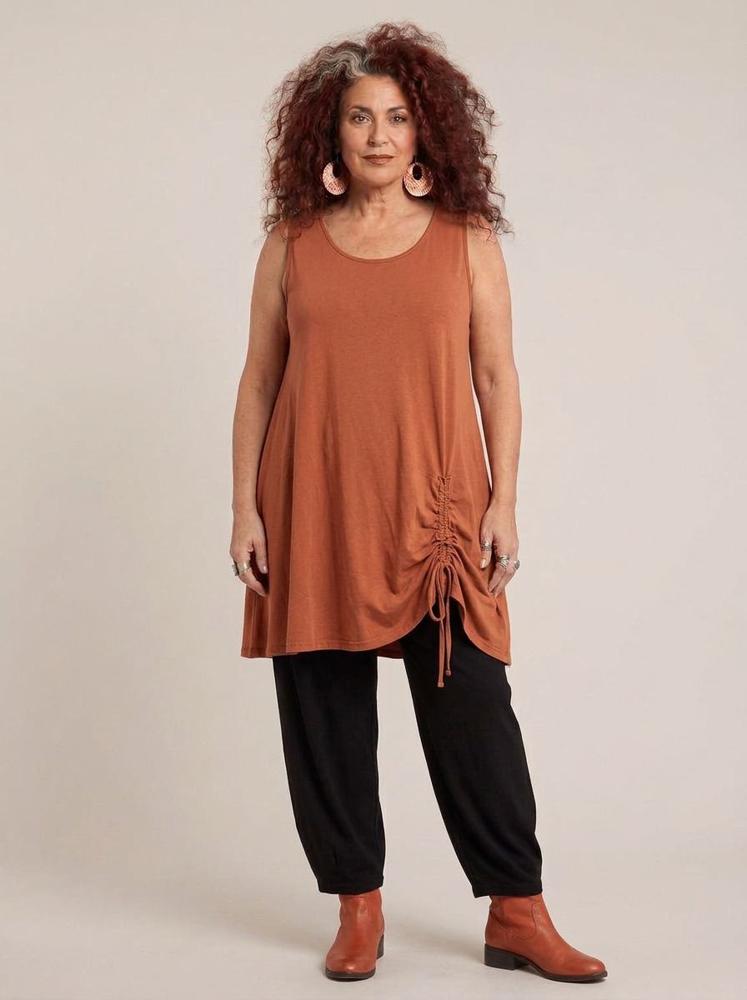 luchtige katoenen dames top 8308aw - Moonshine
