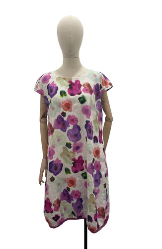 bloemenprint jurk - model 51765-l257p3271 - Grizas
