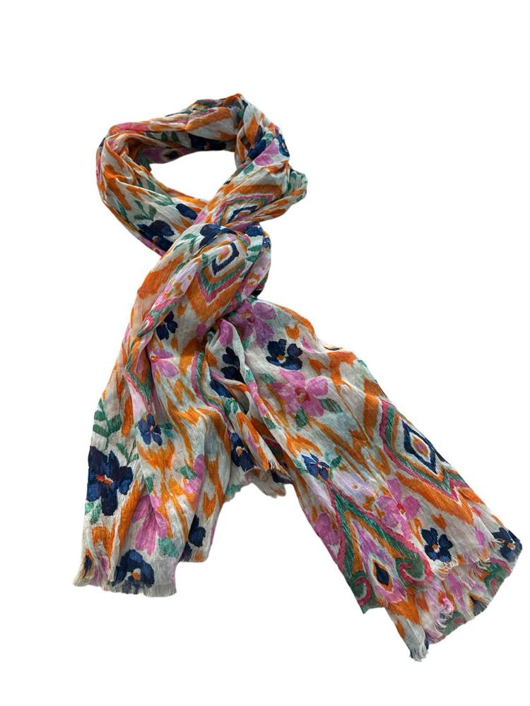 elegante bloemenprint sjaal - 00027919 - Alexandr&