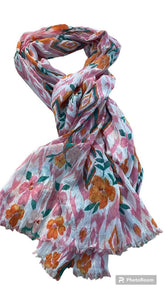 elegante bloemenprint sjaal - 00027919 - Alexandr&