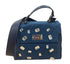chique marineblauwe handtas met kristallen accenten - model 00026465 - Alexandr&