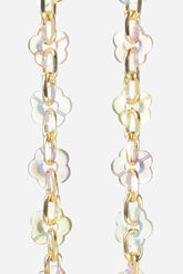 grafische bloemen telefoonketting in hars le314900 - La Coque Française