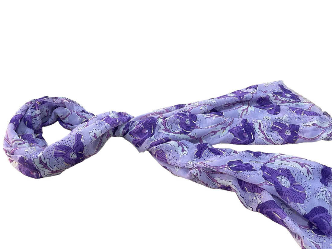 vrolijke sjaal met exotische print - artikel 00027842 - Alexandr&