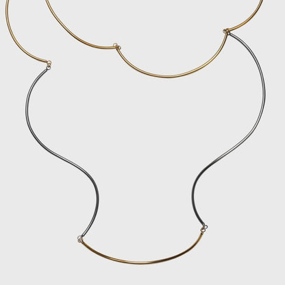 halsketting in tweekleurig design "amity" 308290 - Katerina Vassou