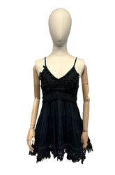 elegante tuniek met smokwerk en strikdetails cv1023 - Antica Sartoria