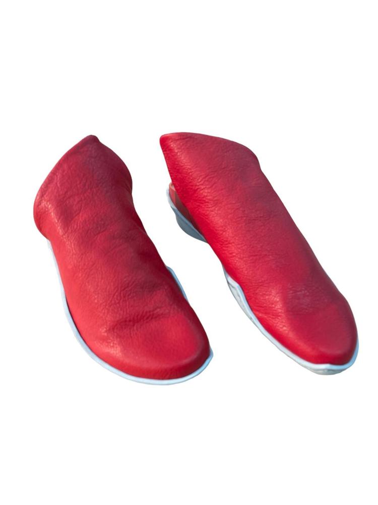 casual leder insteekslippers "plunge" - Trippen
