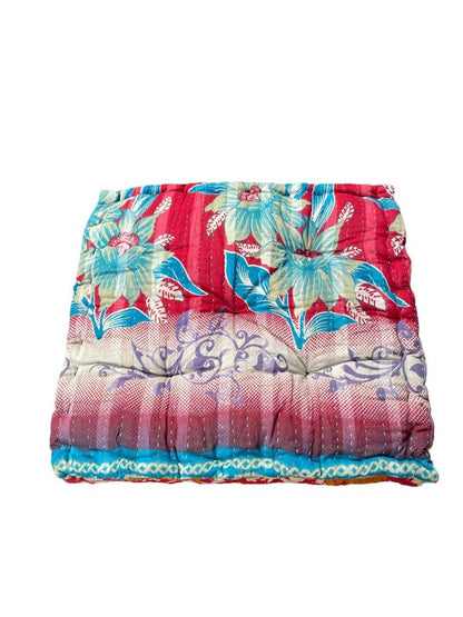 chair pad vintage kantha 45x45 - Heavenlywell