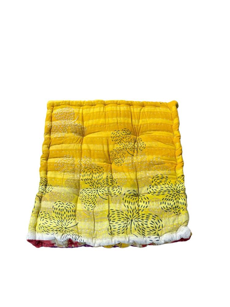 chair pad vintage kantha 45x45 - Heavenlywell