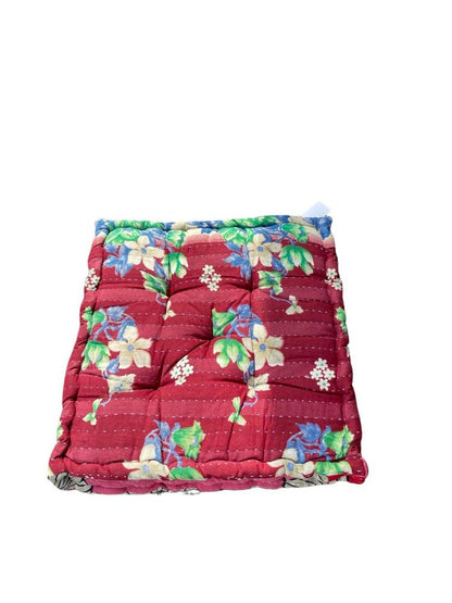 chair pad vintage kantha 45x45 - Heavenlywell