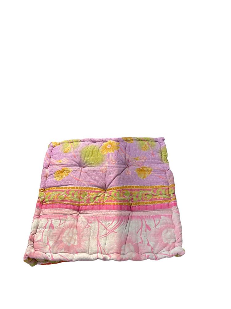 chair pad vintage kantha 45x45 - Heavenlywell