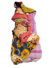 sari katoen quilt vintage kantha 140x200 - Heavenlywell