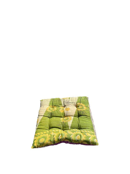 seat pad vintage kantha 40x40 - Heavenlywell