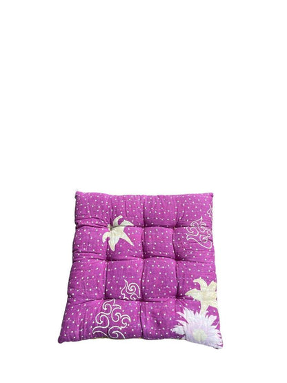 seat pad vintage kantha 40x40 - Heavenlywell