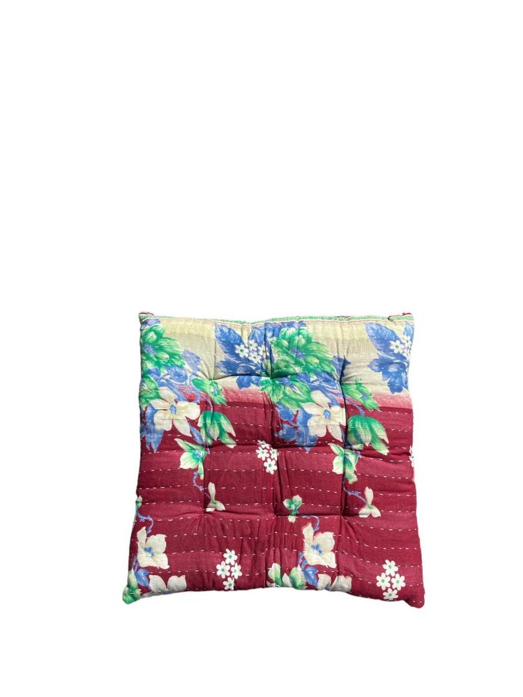 seat pad vintage kantha 40x40 - Heavenlywell