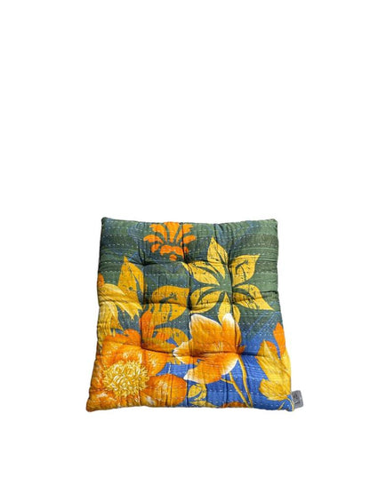 seat pad vintage kantha 40x40 - Heavenlywell