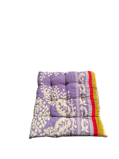 seat pad vintage kantha 40x40 - Heavenlywell