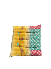 seat pad vintage kantha 40x40 - Heavenlywell