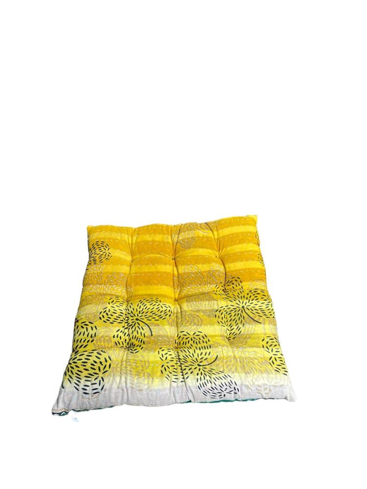seat pad vintage kantha 40x40 - Heavenlywell