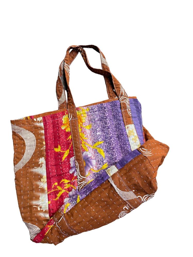 bag vintage kantha 55x50 - Heavenlywell