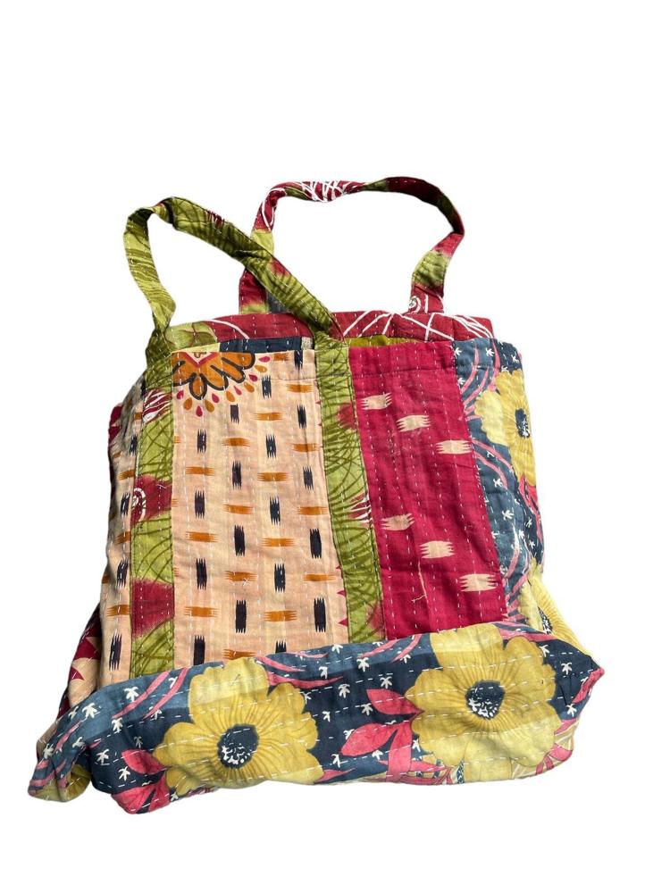 bag vintage kantha 55x50 - Heavenlywell