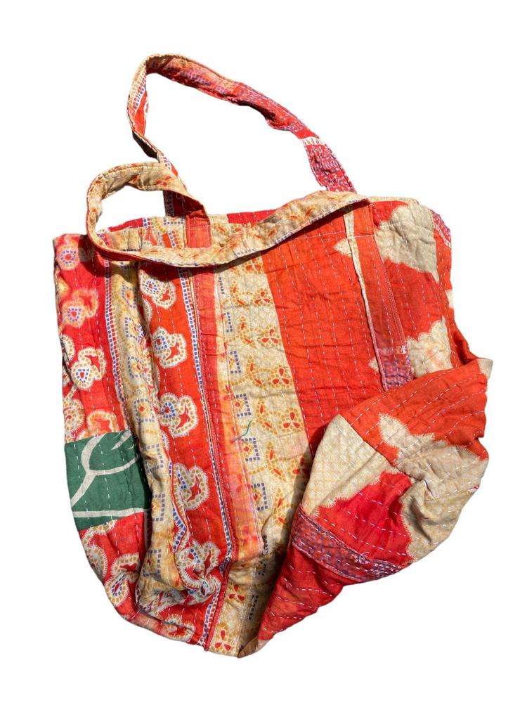 bag vintage kantha 55x50 - Heavenlywell