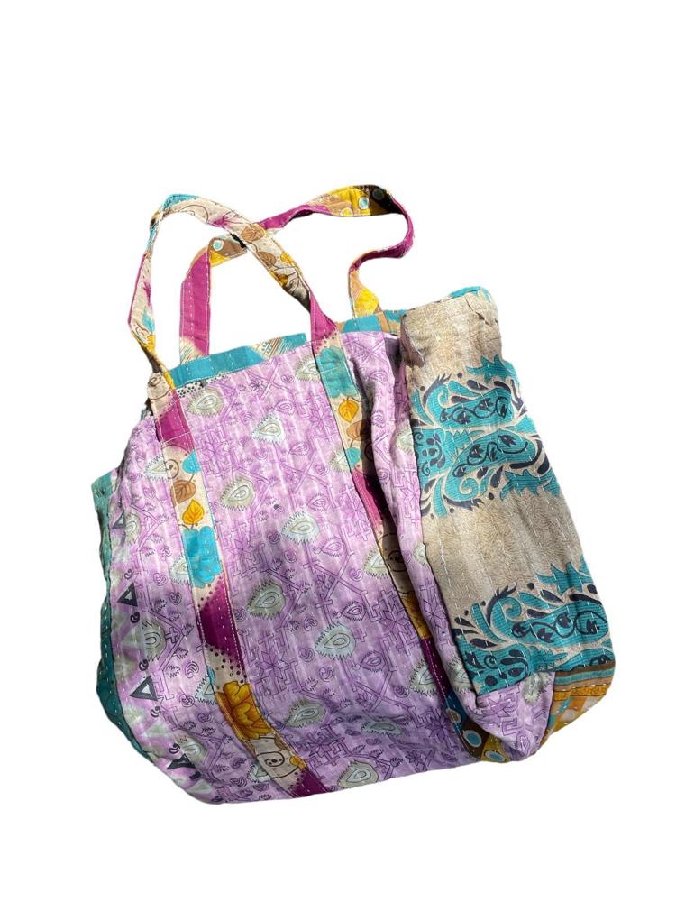 bag vintage kantha 55x50 - Heavenlywell