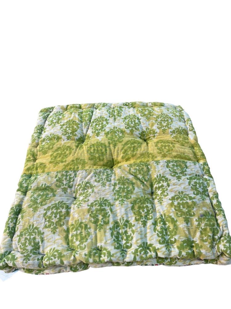 chair pad vintage kantha 45x45 - Heavenlywell