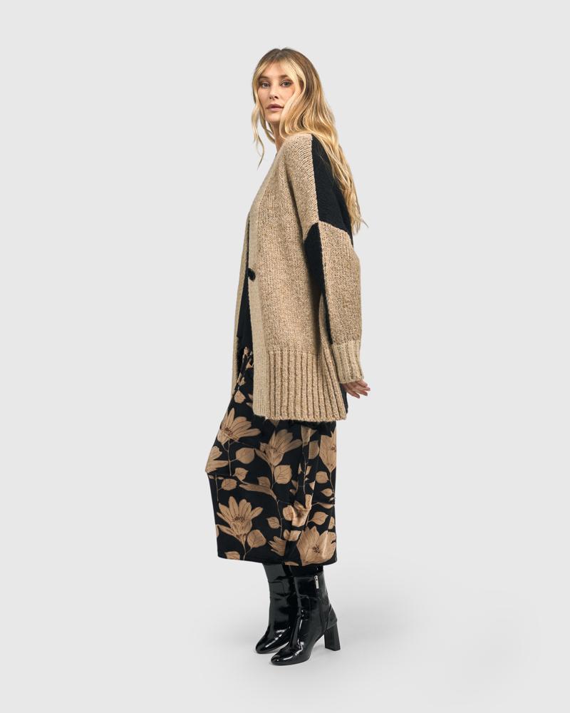 asymmetrische shirt met lange mouwen at624 - Alembika