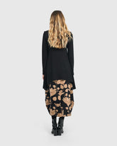asymmetrische shirt met lange mouwen at624 - Alembika