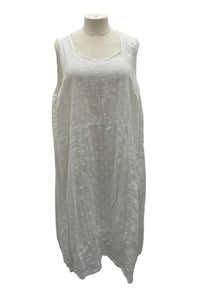 luchtige zomerjurk met subtiel patroon - jurk 1318 - Moonshine
